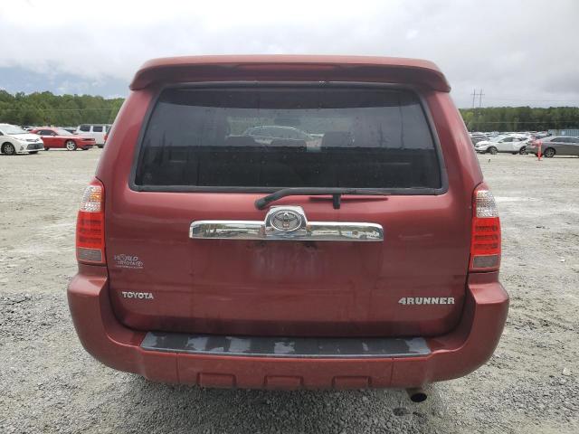 JTEZU14R778091138 - 2007 TOYOTA 4RUNNER SR5 BURGUNDY photo 6