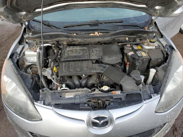 JM1DE1KZ1C0136954 - 2012 MAZDA MAZDA2 GRAY photo 11