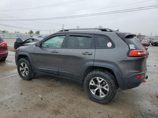 1C4PJMBS0FW513501 - 2015 JEEP CHEROKEE TRAILHAWK GRAY photo 2