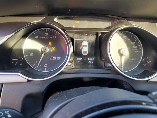 WAUCGAFR9DA069285 - 2013 AUDI S5 PREMIUM PLUS შავი ფოტო 9