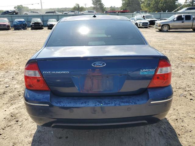 1FAHP25107G124563 - 2007 FORD FIVE HUNDR LIMITED BLUE photo 6