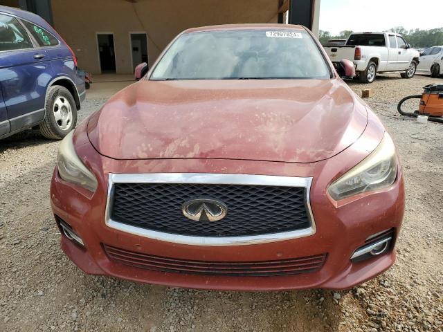 JN1BV7AP0EM673100 - 2014 INFINITI Q50 BASE RED photo 5