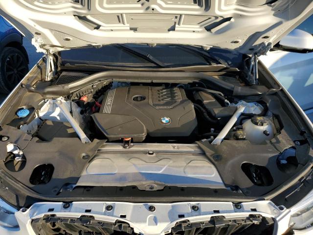5UXTY3C02M9E16749 - 2021 BMW X3 SDRIVE30I WHITE photo 11