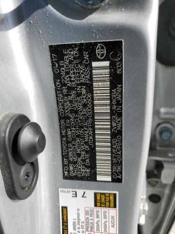 JTDKARFP8H3006606 - 2017 TOYOTA PRIUS PRIM 银色 照片 12