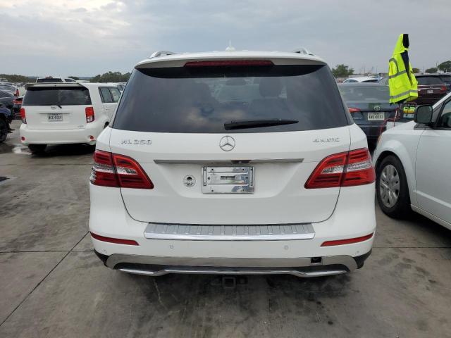 4JGDA5HB3FA517826 - 2015 MERCEDES-BENZ ML 350 4MATIC WHITE photo 6