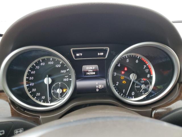 4JGDA5HB3FA517826 - 2015 MERCEDES-BENZ ML 350 4MATIC WHITE photo 9