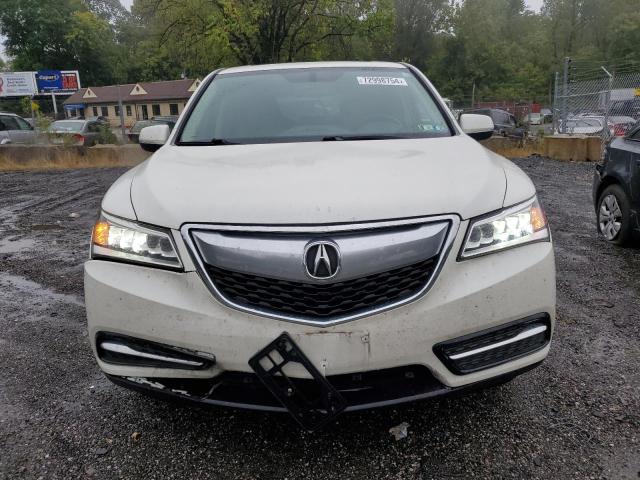 5FRYD3H28EB008210 - 2014 ACURA MDX WHITE photo 5