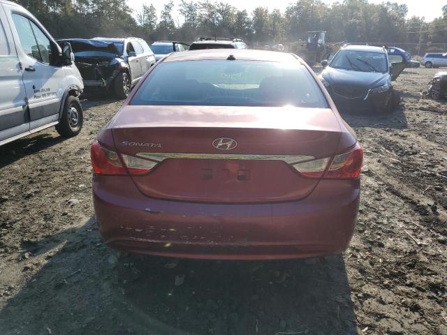 5NPEB4AC8CH319363 - 2012 HYUNDAI SONATA GLS RED photo 6