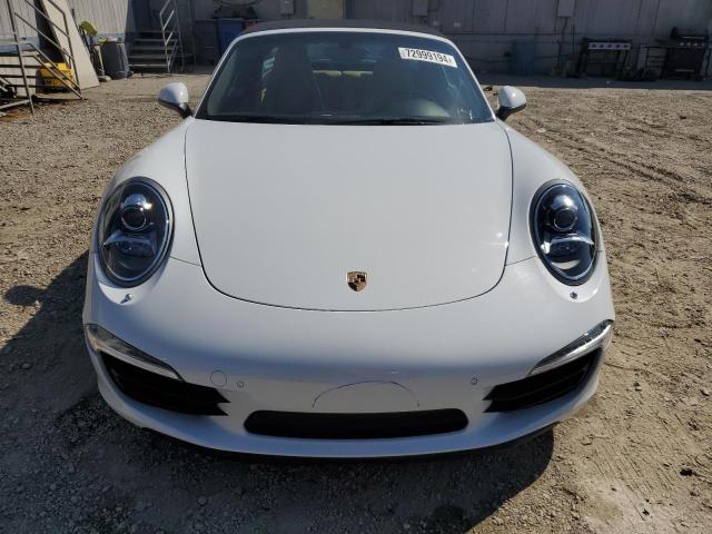 WP0BB2A95FS135242 - 2015 PORSCHE 911 TARGA S WHITE photo 5