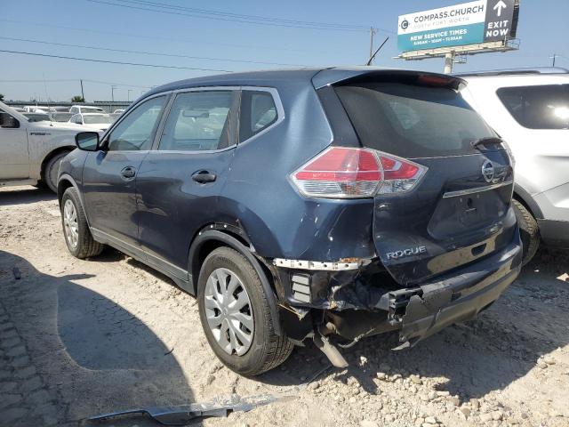 KNMAT2MT5GP691474 - 2016 NISSAN ROGUE S BLUE photo 2