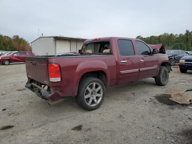 3GTP2XE20DG126338 - 2013 GMC SIERRA K1500 DENALI MAROON photo 3