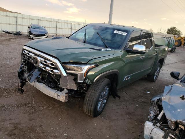 5TFMC5AB8PX001808 - 2023 TOYOTA TUNDRA CREWMAX PLATINUM GREEN photo 1