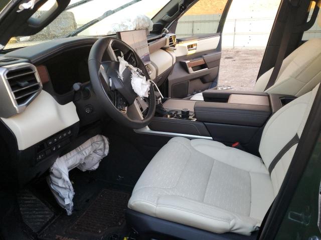 5TFMC5AB8PX001808 - 2023 TOYOTA TUNDRA CREWMAX PLATINUM Grün Foto 7