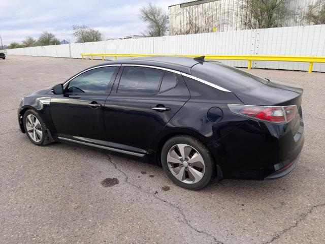 KNAGN4AD6E5071672 - 2014 KIA OPTIMA HYBRID BLACK photo 2