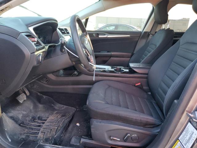 3FA6P0H78ER204498 - 2014 FORD FUSION SE GRAY photo 7