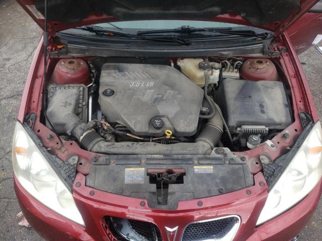 1G2ZH361284151254 - 2008 PONTIAC G6 GT BURGUNDY photo 11