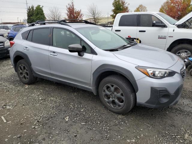 JF2GTHRC6NH253559 - 2022 SUBARU CROSSTREK SPORT SILVER photo 4