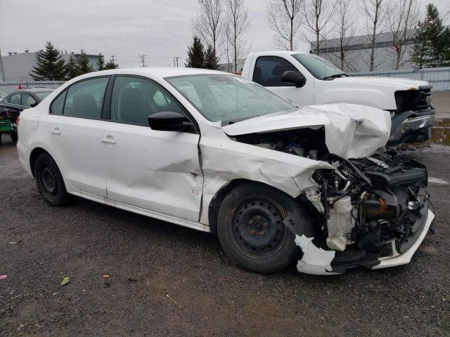3VW2K7AJ3DM381801 - 2013 VOLKSWAGEN JETTA BASE WHITE photo 4
