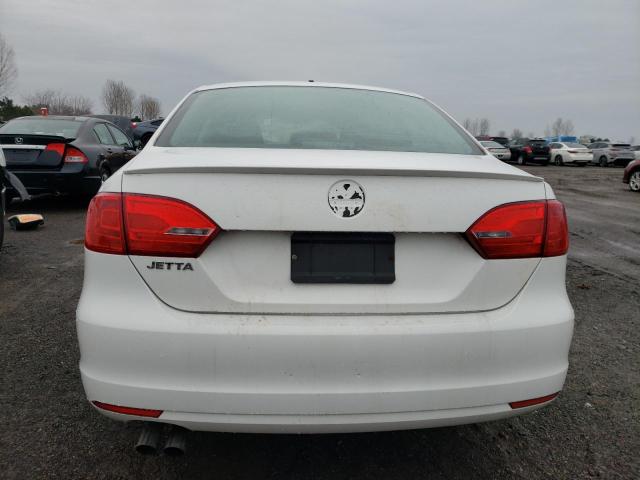 3VW2K7AJ3DM381801 - 2013 VOLKSWAGEN JETTA BASE WHITE photo 6