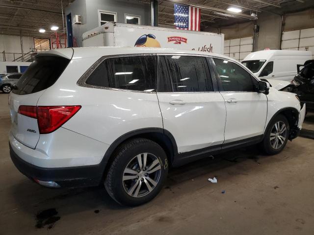 5FNYF6H50HB002655 - 2017 HONDA PILOT EXL WHITE photo 3