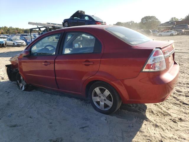 KL1TD5DE0BB211525 - 2011 CHEVROLET AVEO LS RED photo 2