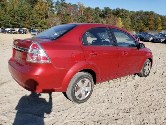 KL1TD5DE0BB211525 - 2011 CHEVROLET AVEO LS RED photo 3