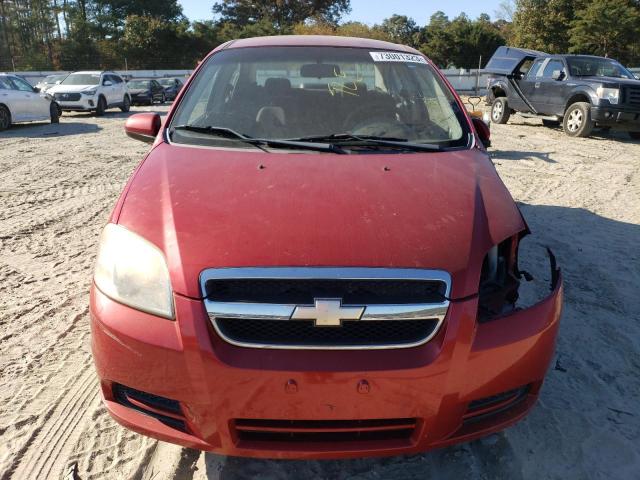 KL1TD5DE0BB211525 - 2011 CHEVROLET AVEO LS RED photo 5