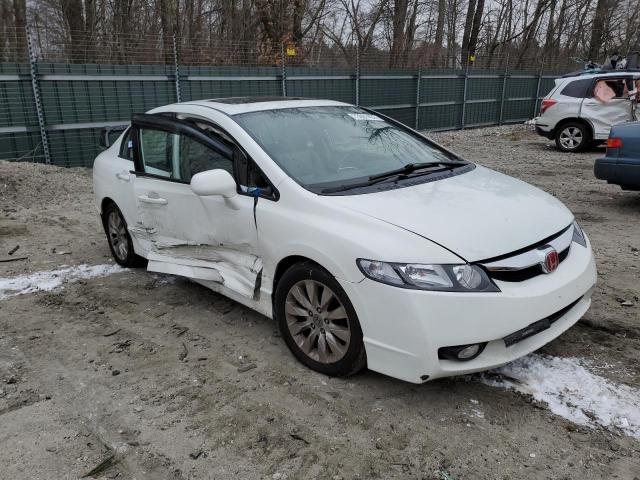 2HGFA1F98AH534736 - 2010 HONDA CIVIC EXL WHITE photo 4