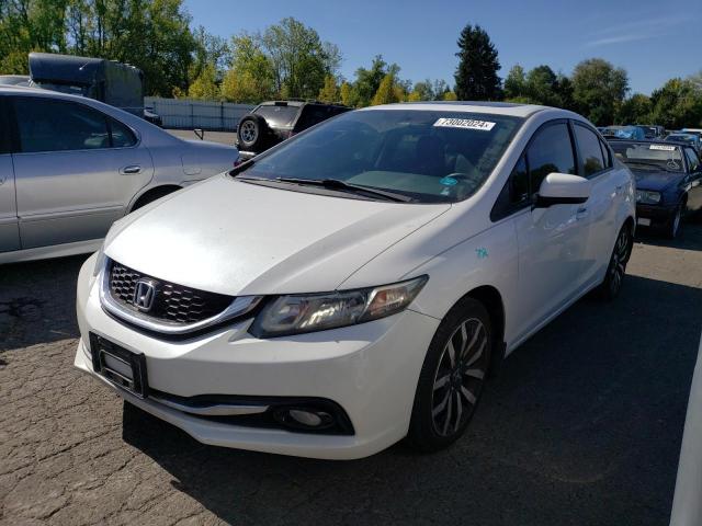 19XFB2F93EE082357 - 2014 HONDA CIVIC EXL თეთრი ფოტო 1