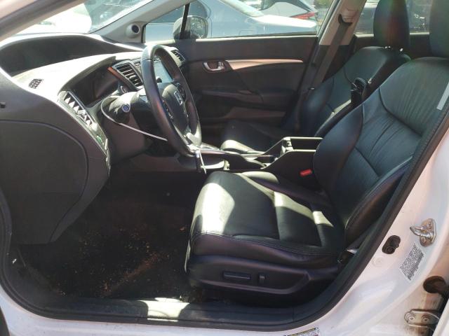 19XFB2F93EE082357 - 2014 HONDA CIVIC EXL თეთრი ფოტო 7