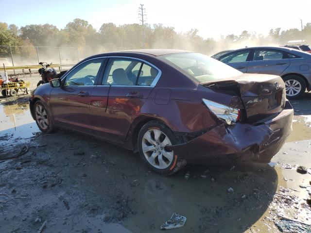 1HGCP26799A023813 - 2009 HONDA ACCORD EX BURGUNDY photo 2