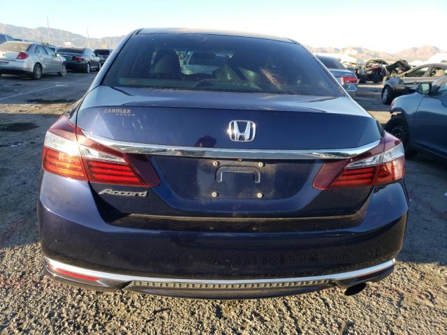 1HGCR2F39GA136049 - 2016 HONDA ACCORD LX BLUE photo 6