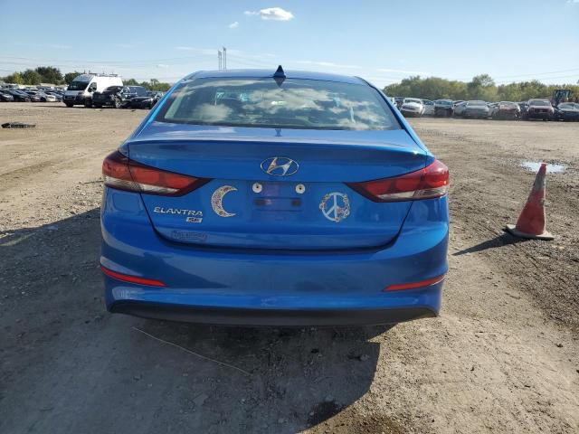 KMHD74LF1HU082695 - 2017 HYUNDAI ELANTRA SE BLUE photo 6