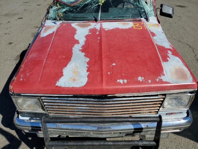 1GCDT14Z8L8130198 - 1990 CHEVROLET S TRUCK S10 RED photo 11