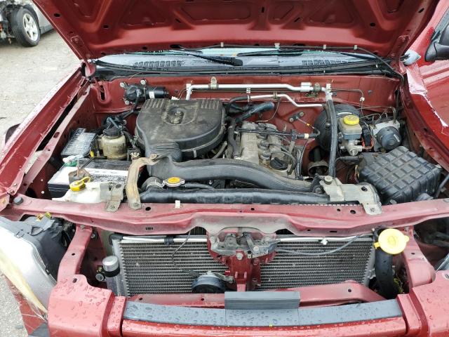 1N6DD26T24C448874 - 2004 NISSAN FRONTIER KING CAB XE RED photo 11