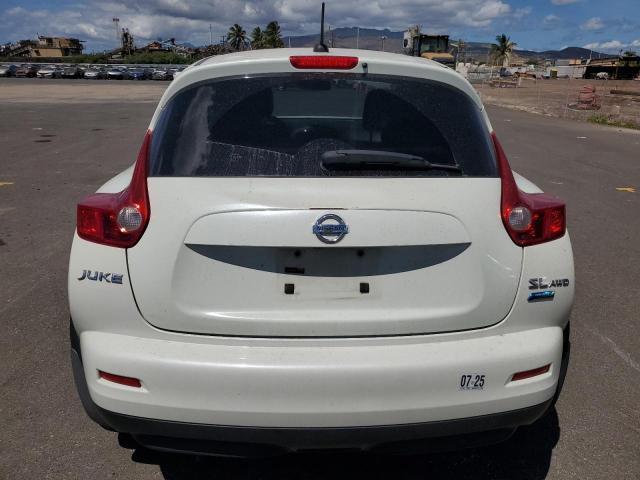 JN8AF5MVXCT111538 - 2012 NISSAN JUKE S WHITE photo 6