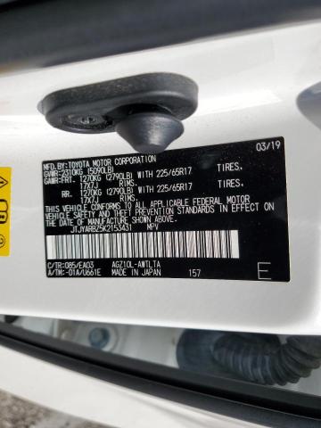 JTJYARBZ5K2153431 - 2019 LEXUS NX 300 BASE Ağ foto 13