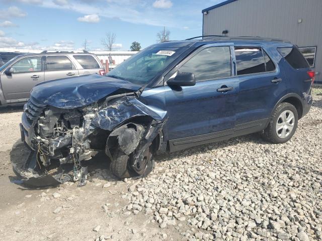 1FM5K8AR8HGB55471 - 2017 FORD EXPLORER POLICE INTERCEPTOR 蓝色 照片 1