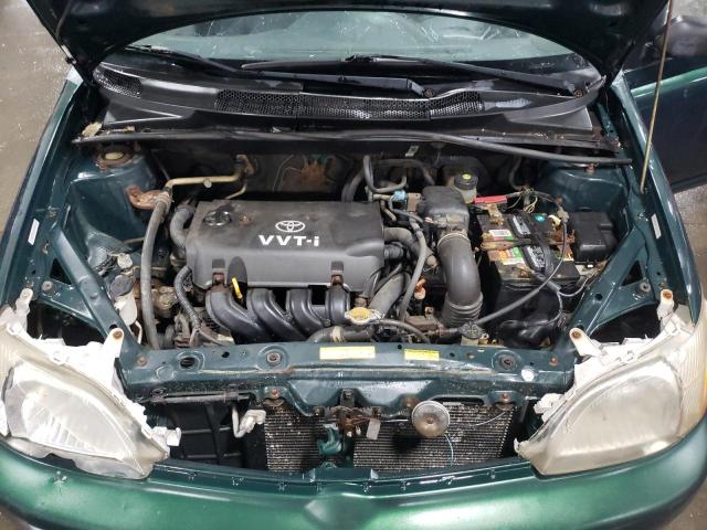 JTDBT123510173477 - 2001 TOYOTA ECHO GREEN photo 11