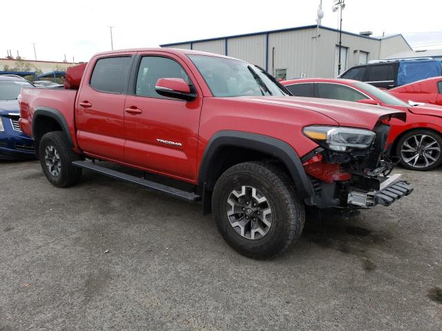 3TMCZ5AN9MM375902 - 2021 TOYOTA TACOMA DOUBLE CAB RED photo 4