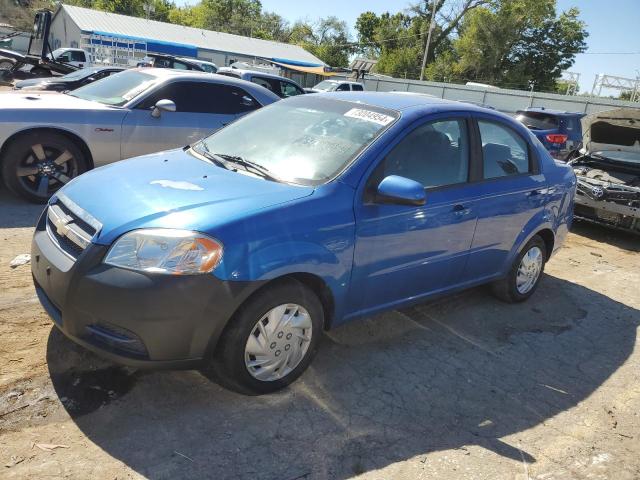 KL1TD5DE7AB112778 - 2010 CHEVROLET AVEO LS BLUE photo 1