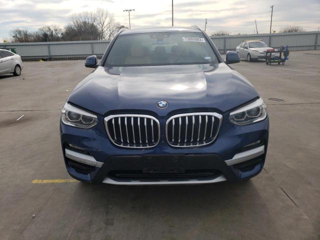 5UXTY3C06L9B25539 - 2020 BMW X3 SDRIVE30I BLUE photo 5