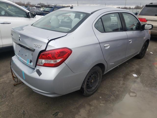 ML32F3FJ7HHF19901 - 2017 MITSUBISHI MIRAGE G4 ES SILVER photo 3