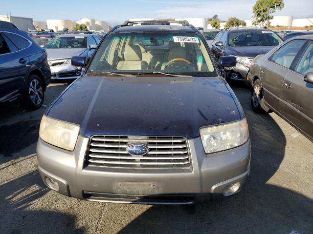 JF1SG67606H749902 - 2006 SUBARU FORESTER 2.5X LL BEAN BLUE photo 5