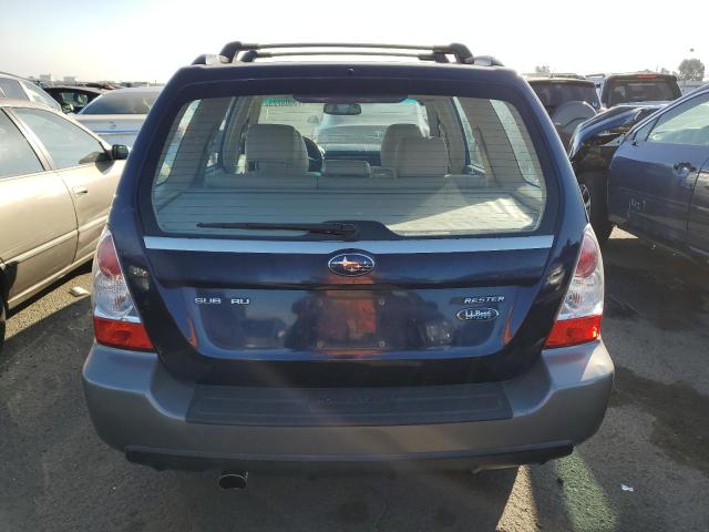 JF1SG67606H749902 - 2006 SUBARU FORESTER 2.5X LL BEAN BLUE photo 6