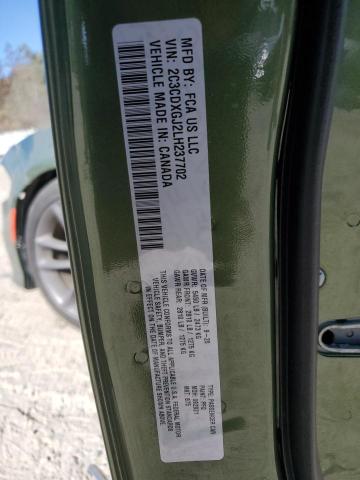 2C3CDXGJ2LH237702 - 2020 DODGE CHARGER SCAT PACK GREEN photo 13