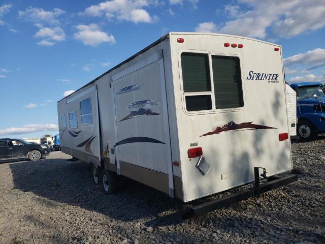 4YDT3112281531746 - 2008 KEYSTONE SPRINTER WHITE photo 3