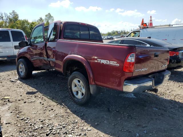 5TBBT44185S471935 - 2005 TOYOTA TUNDRA ACCESS CAB SR5 BURGUNDY photo 2