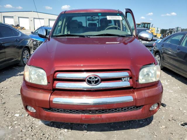 5TBBT44185S471935 - 2005 TOYOTA TUNDRA ACCESS CAB SR5 BURGUNDY photo 5