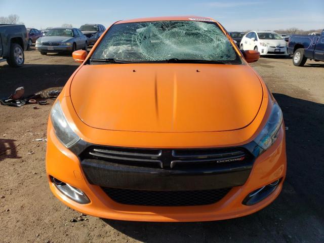 1C3CDFEB7ED670177 - 2014 DODGE DART GT ORANGE photo 5